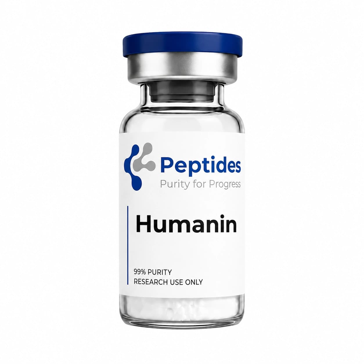 Humanin research peptide — ≥98% purity by HPLC — CAS 330936-69-1 — also known as HN, Humanin peptide, mtDNA-encoded peptide — lyophilized powder for in-vitro laboratory research — Peptides.net