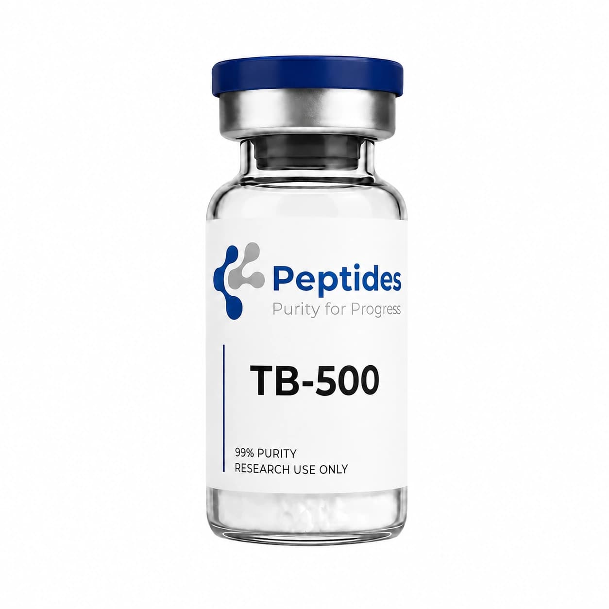TB-500 research peptide — ≥99% purity by HPLC — CAS 885340-08-9 — lyophilized powder for in-vitro laboratory research — Peptides.net
